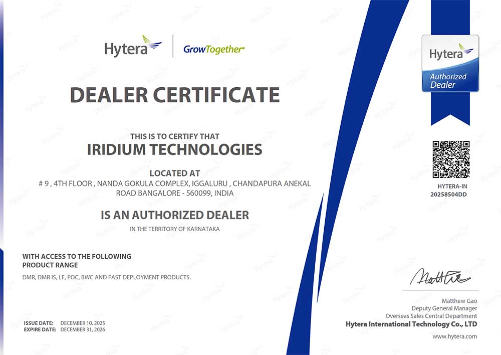 Security License Free Walkie Talkie Dealer Distributor Bengaluru Walkie Talkie Suppliers in Bengalore Mysore Mangalore Channai