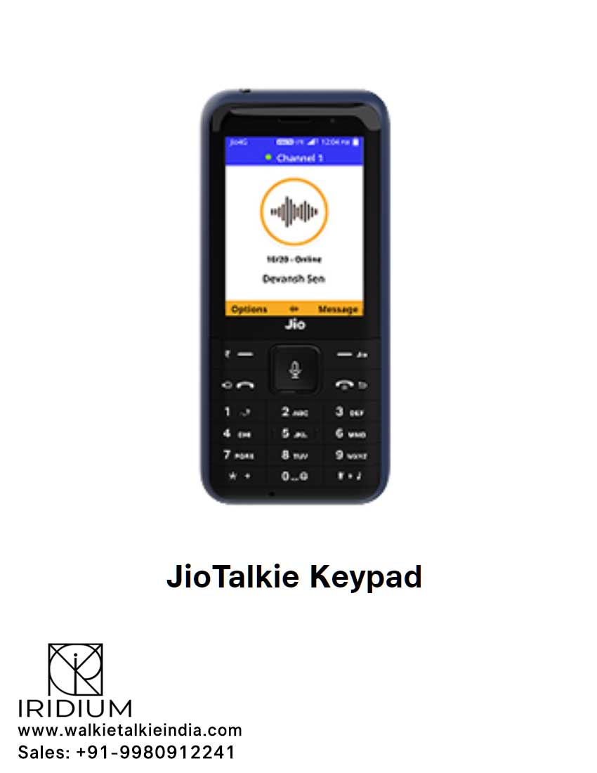JIO TALKIE CLASSIC RUGGED KEYPAD Dealer Distributor Bengalore Walkie Talkie Suppliers in Bengaluru Mysore Mangalore Channai